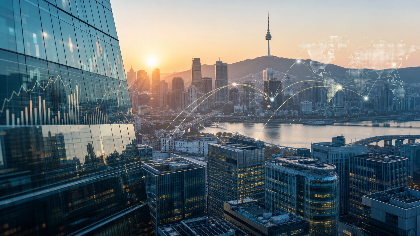 Korean asset management industry AUM growth and ETF flows compared with global hubs