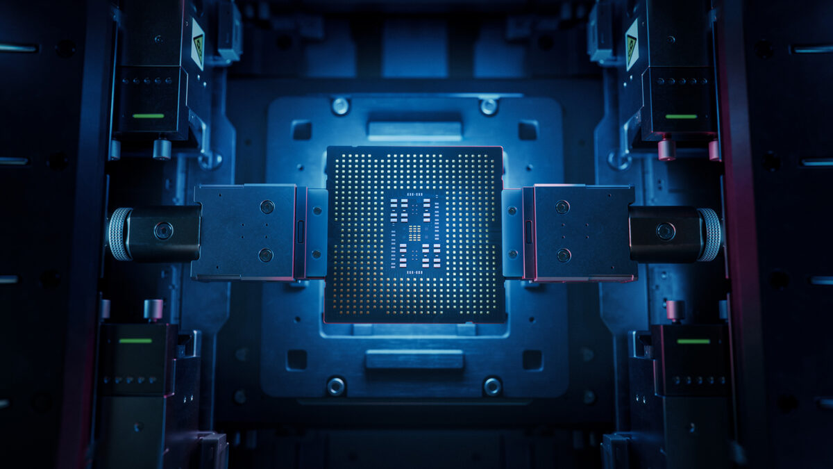 Intel Newsroom이 사용한 첨단 패키징 생산 이미지. 자료: Intel.