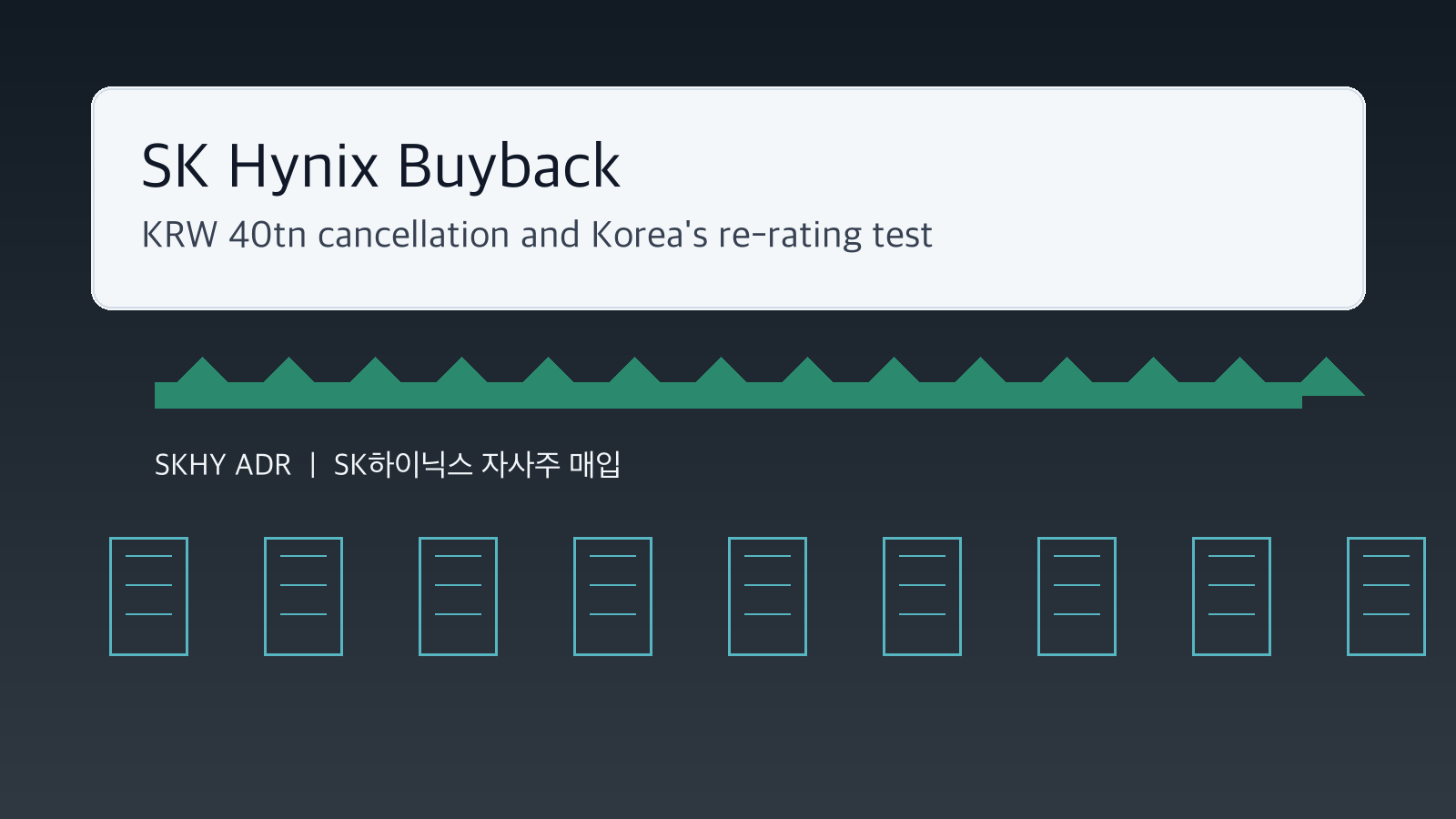 SKHY ADR and SK Hynix buyback analysis showing Korean semiconductor shareholder returns